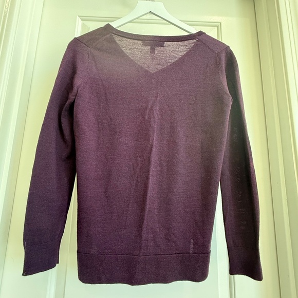 Banana Republic Classic Sweater, Deep Purple Color - Picture 4 of 6